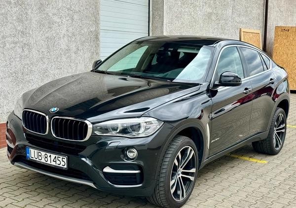 BMW X6 cena 125000 przebieg: 190821, rok produkcji 2015 z Lublin małe 277